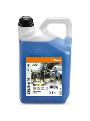 Шампунь STIHL с воском для транспортных средств СС 100 5л. (РН 4.5-5.5), пенящееся моющее средство для удаления типичных уличных загрязнений