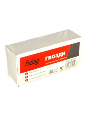 Гвозди FUBAG для F50/SN4050 1.05х1.25 40мм 5000шт. (140103)