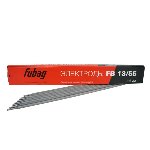Электроды FUBAG FB 13/55 D4.0 мм с основным покрытием (пачка 0.9 кг)