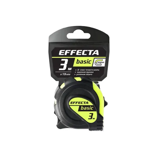 Рулетка EFFECTA Basic 3м / 19 мм