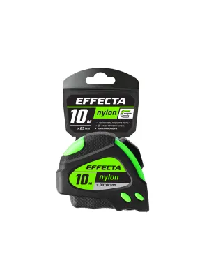 Рулетка EFFECTA Nylon -10м/25 мм