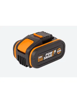 Аккумулятор WORX WA3553, 20В 4Ач Li-ion слайдер