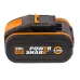 Аккумулятор WORX WA3553, 20В 4Ач Li-ion слайдер
