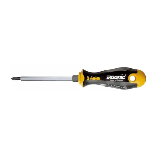 Отвертка FELO Ergonic PH 2х100 с шестигранником (41220340)