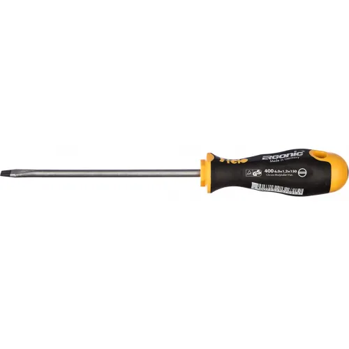 Отвертка FELO Ergonic SL 6.0х1.2х150 мм (40006510)
