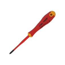 Отвертка диэлектрическая FELO E-Slim Ergonic, PZ 1х80 мм (41519290)
