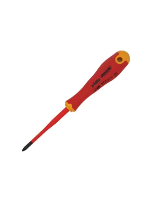 Отвертка диэлектрическая FELO E-Slim Ergonic, PZ 1х80 мм (41519290)