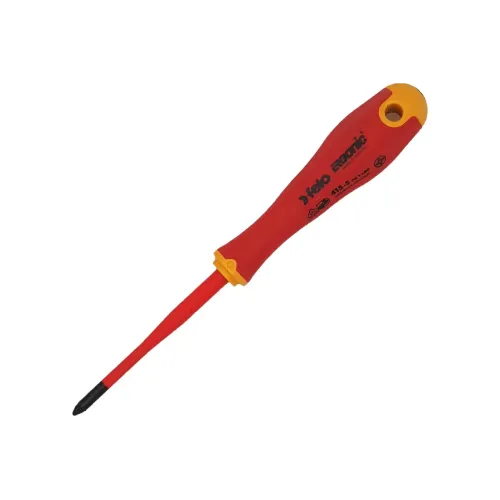 Отвертка диэлектрическая FELO E-Slim Ergonic, PZ 1х80 мм (41519290)