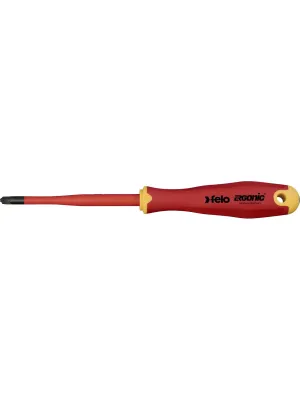 Отвертка FELO E-Slim Ergonic диэл. крестовая +/- H 2X100 (41629390)