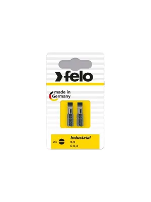 Бита FELO SL 5.5х25 Industrial 2шт. блистер (02052036)