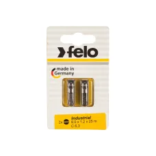 Бита FELO SL 8.0х25 Industrial 2шт. блистер (02080036)