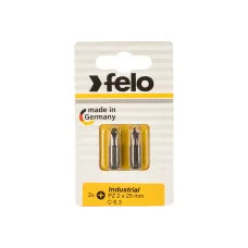Бита FELO PZ 2х25 Industrial 2шт. блистер (02102036)