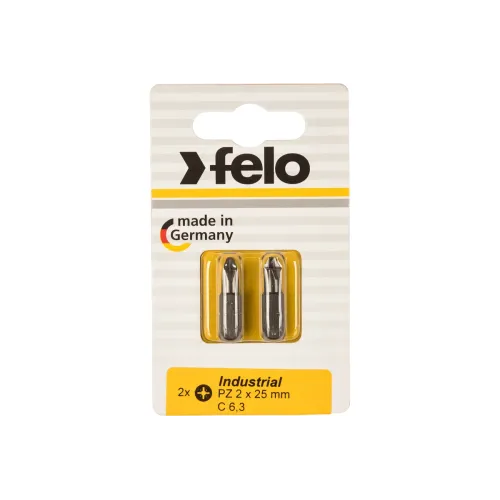 Бита FELO PZ 2х25 Industrial 2шт. блистер (02102036)
