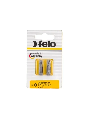 Бита FELO PZ 3х25 Industrial 2шт. блистер (02103036)