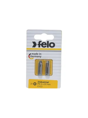 Бита FELO PH 3х25 Industrial 2шт. блистер (02203036)