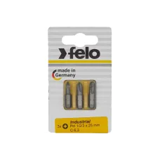 Бита FELO PH 1, PH 2, PH 3х25 3шт. блистер (02293116)