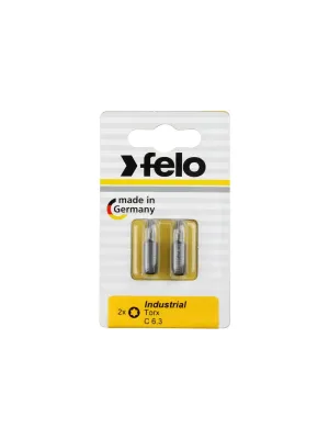 Бита FELO Torx 40х25 Industrial 2шт. блистер (02640036)