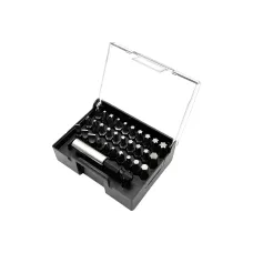 Набор бит FELO 30 шт SL, PZ, PH, Hex, Tx, держатель, кейс (02013116)