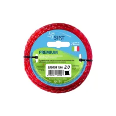 Корд триммерный SIAT PREMIUM 2,0 кручёный квадрат, 15м