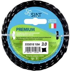 Корд триммерный SIAT PREMIUM, 3,0 кручёный квадрат, 10м
