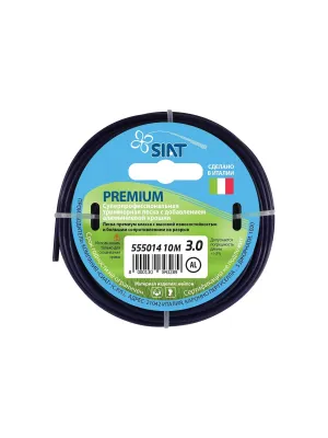 Корд триммерный SIAT PREMIUM, 3мм, Алюминиум, круг, 10 м