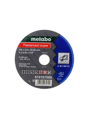 Диск отрезной METABO 125_22_2.0 по металлу прямой (616107000) Flexiamant