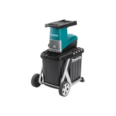 Измельчитель садовый MAKITA UD2500, 2,5 кВт, ⌀ до 45 мм, фреза 40 об/мин, контейнер 67 л, колеса для транспортировки