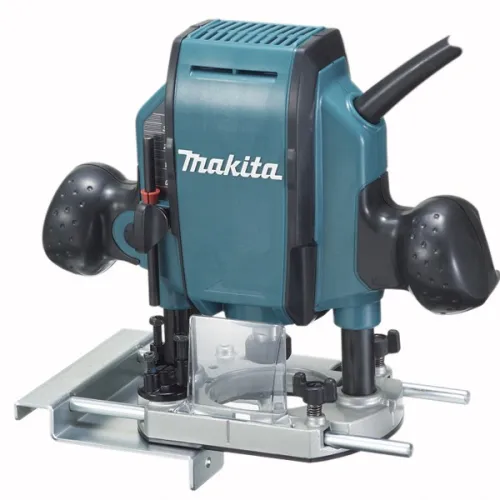 Фрезер MAKITA RP0900K, 900 Вт, 27000 об/мин, цан. 8 мм, ход 0-35 мм, 3.3 кг, кейс пласт.