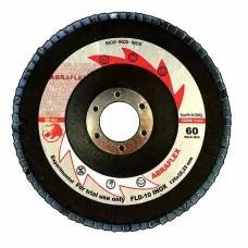 Диск лепестковый торцевой ABRAFLEX 125_р80 FLD-10 INOX нержавейка (УТ0008252)