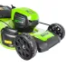 Аккумуляторная газонокосилка GREENWORKS GD60LM46HP, 60В, 4 А.ч, зу, шир. скаш. 46 см, 60 л, 7 уровней, б/щ, 3в1, мульч, без АКБ и ЗУ