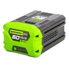 Аккумулятор GREENWORKS G60B2, 60 В, 2 Ач, Li-ion, время зарядки 60 мин (до -20°С)