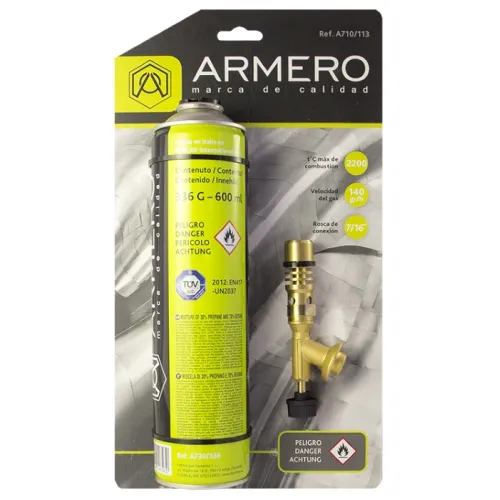 Набор ARMERO A710/113 горелка газовая + баллон