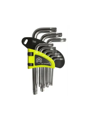 Набор ключей ARMERO 9 шт TORX короткие CrV