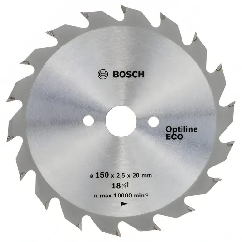 Диск пильный BOSCH 150_20/16_18 по дереву OPTILINE ECO (2608641783)