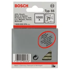 Скобы BOSCH 23/4мм (1000шт) (1609200374)