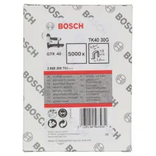 Скобы BOSCH для GTK40 TK40 30G 5000шт. (2608200703)
