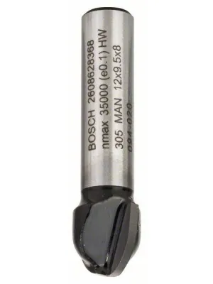 Фреза BOSCH галтельная полукруглая R6 12х9,5x8мм Z2 (2608628368)