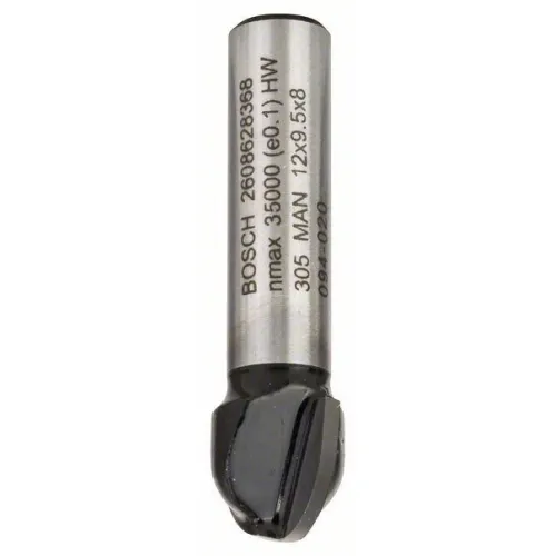 Фреза BOSCH галтельная полукруглая R6 12х9,5x8мм Z2 (2608628368)