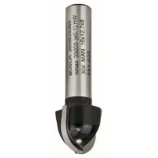 Фреза BOSCH галтельная полукруглая R8 16х12,7x8мм Z2 (2608628369)