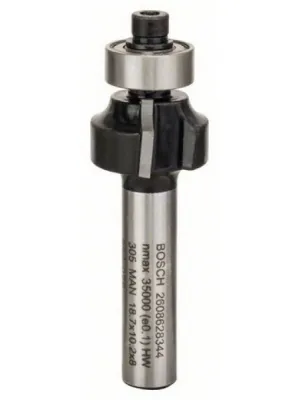 Фреза BOSCH кромочная калевочная R3 10,5x8мм Z2 (2608628344)
