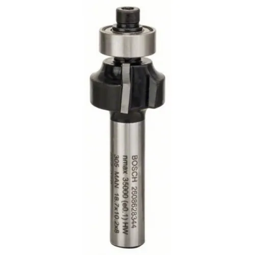 Фреза BOSCH кромочная калевочная R3 10,5x8мм Z2 (2608628344)