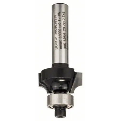Фреза BOSCH кромочная калевочная R4 12,7x8мм Z2 (2608628339)