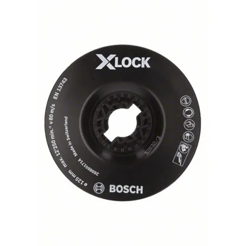 Тарелка опорная BOSCH 125мм мягкая X-LOCK (2608601714)